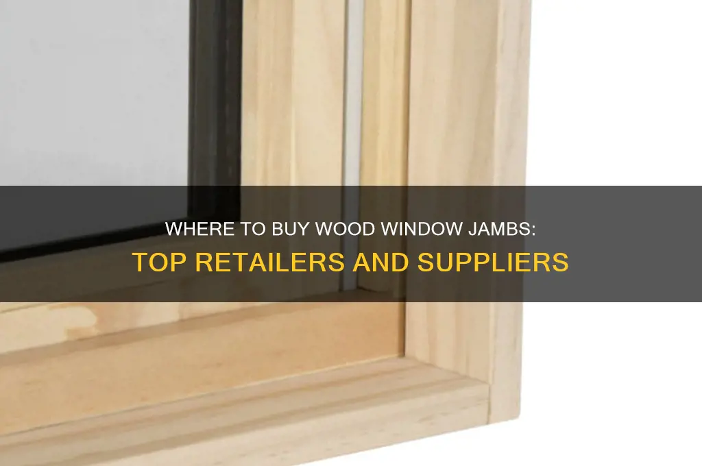 where can you buy wood window jambs