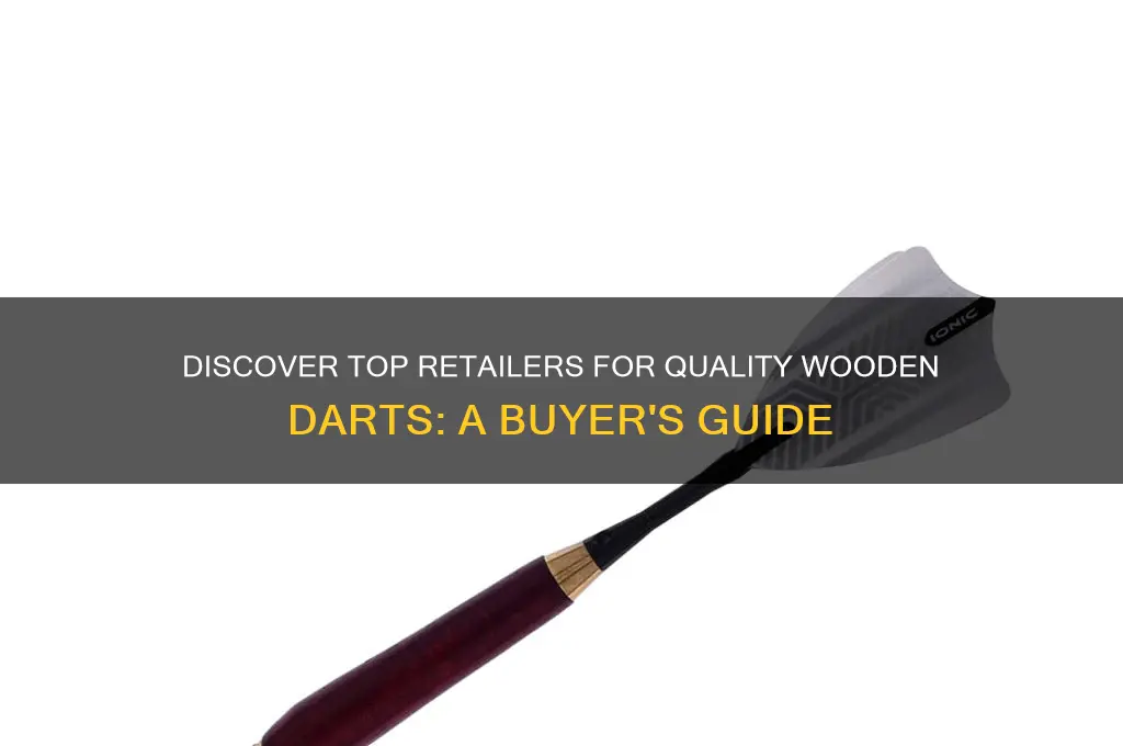 where can you buy wooden darts