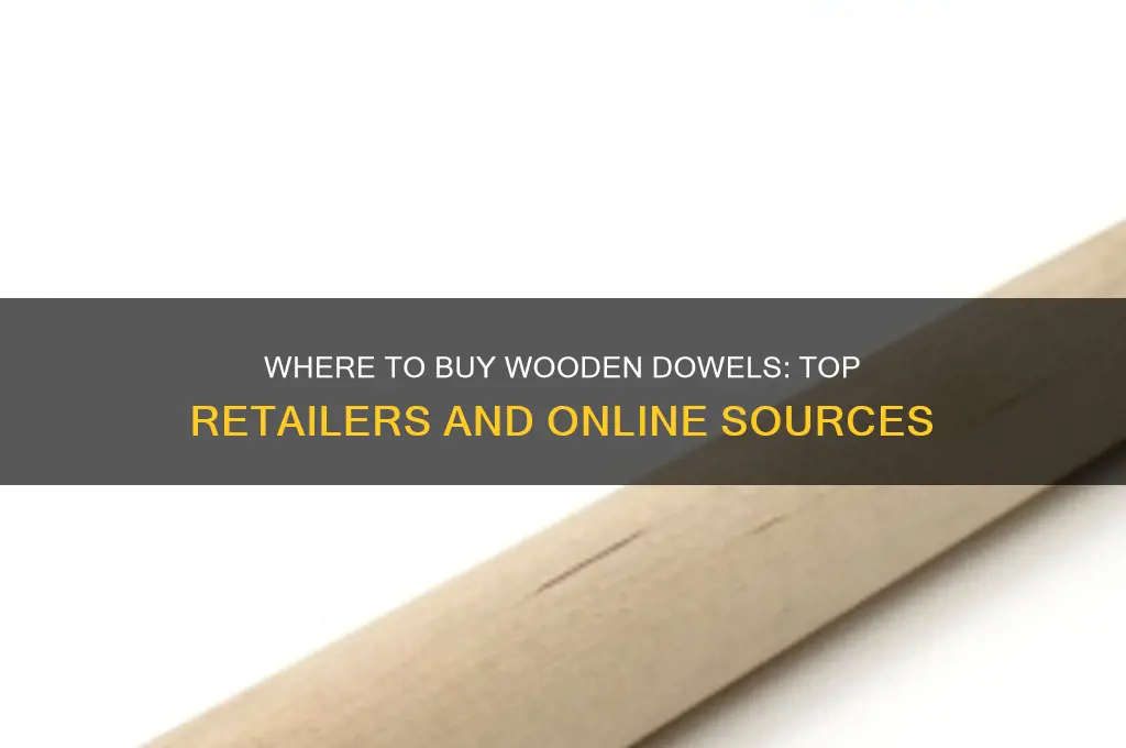 where can you buy wooden dowels