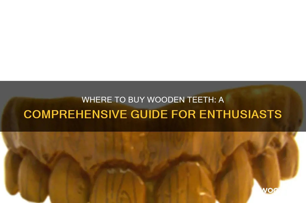 where can you buy wooden teeth