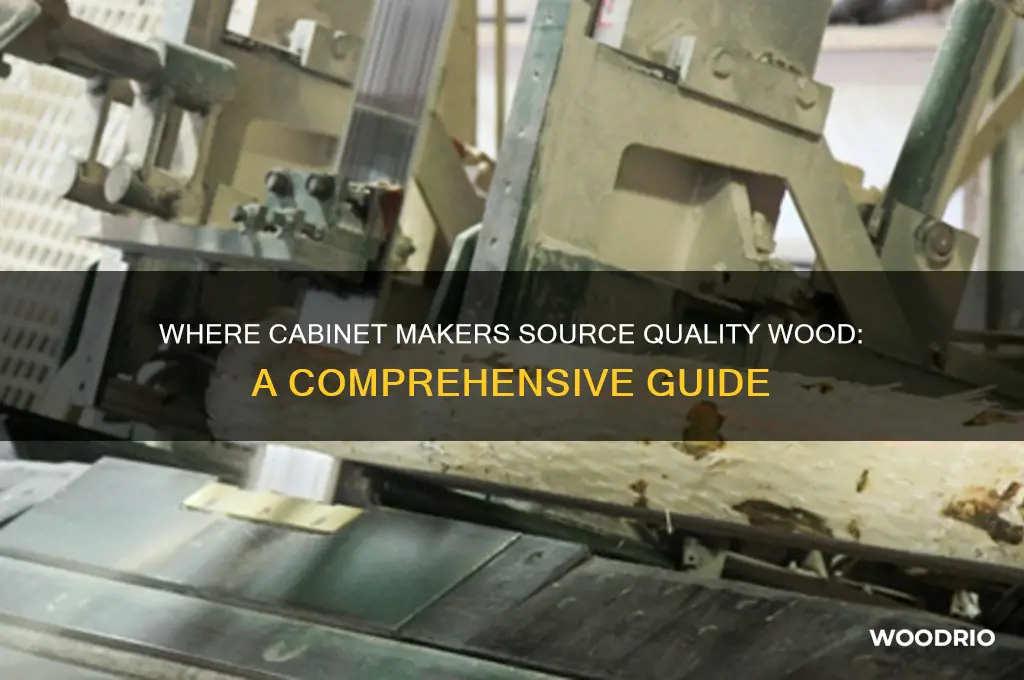 where do cabinet makers buy their wood