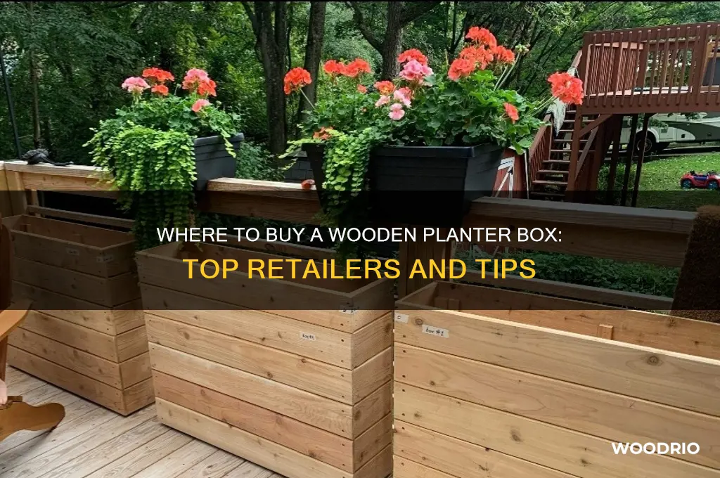 where do i buy a wooden planterbox