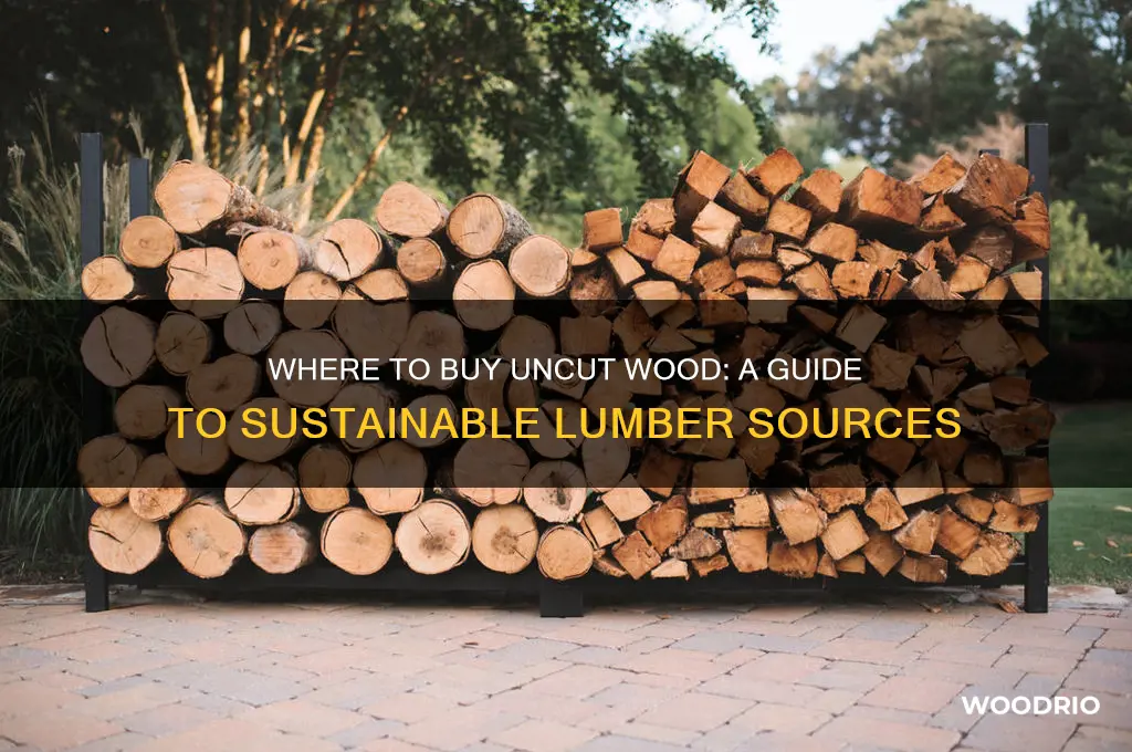 where do i buy wood that is not cutten