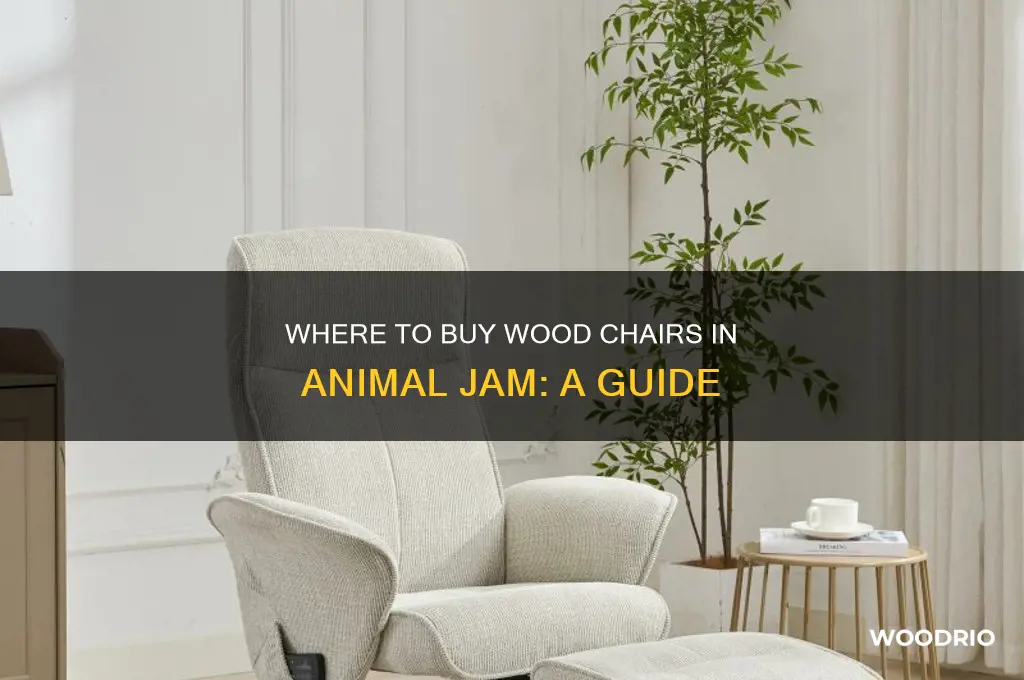 where do you buy wood chairs animal jam