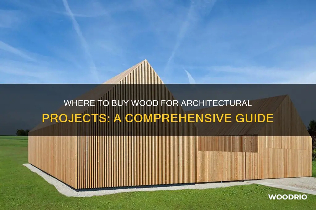 where do you buy wood for your architecture prpjecs uf