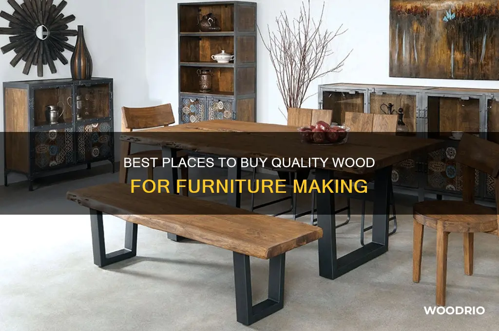 where do you buy wood to make furniture