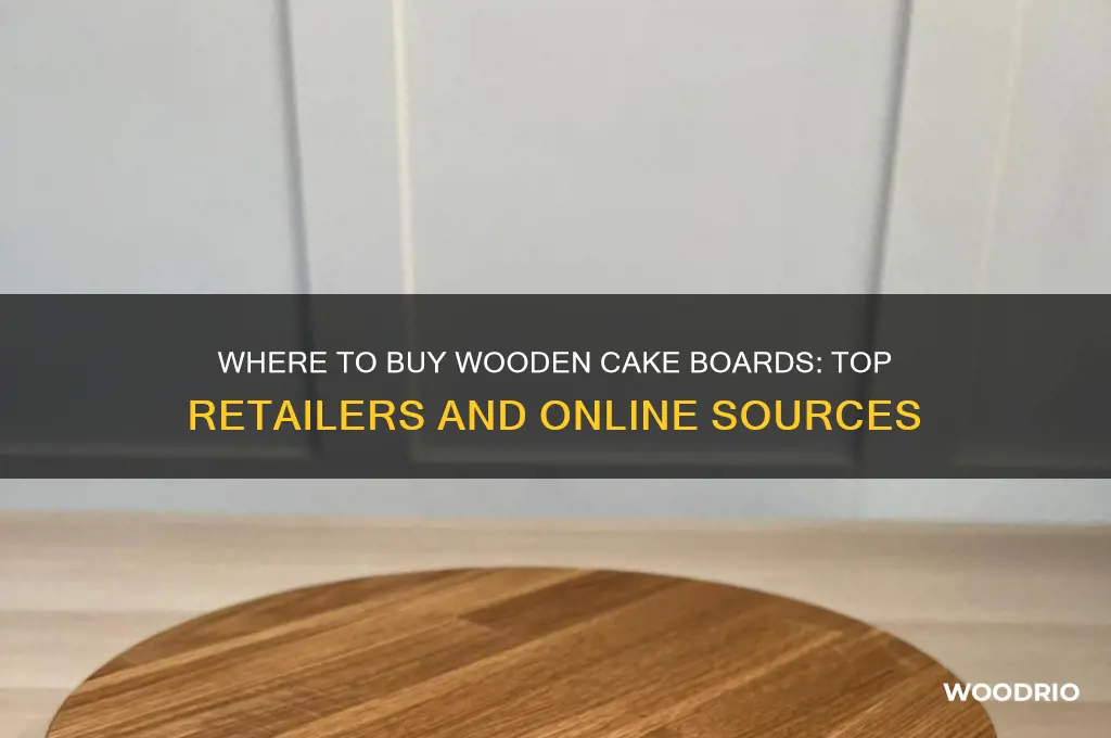 where do you buy wooden cake boards