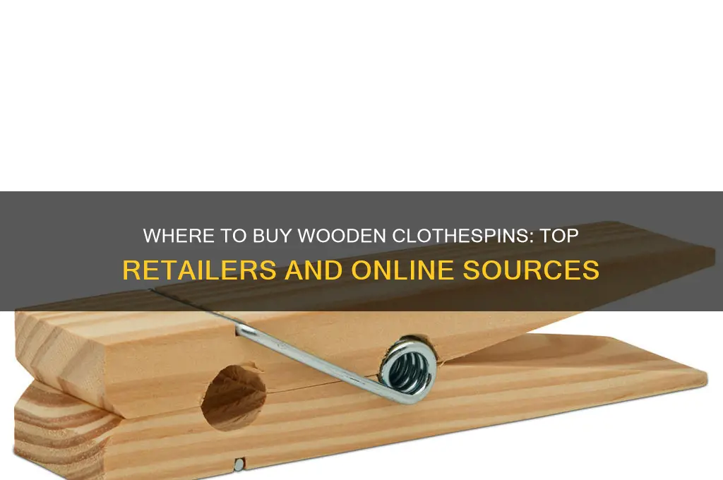 where do you buy wooden clothespins