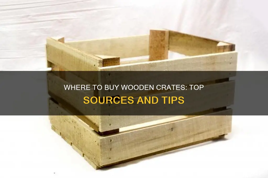 where do you buy wooden crates