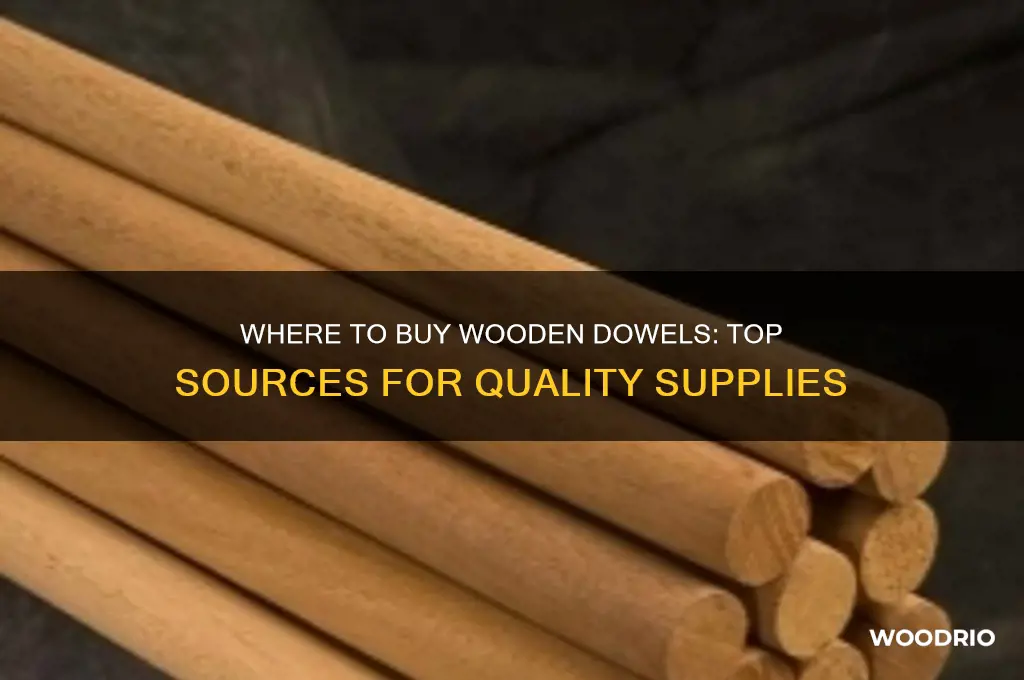 where do you buy wooden dowels