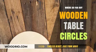 Where to Buy Wooden Table Circles: Top Retailers and Tips