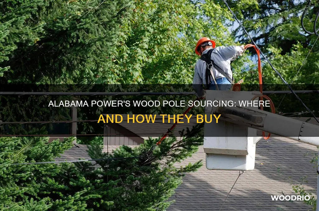 where does alabama power buy wood poles