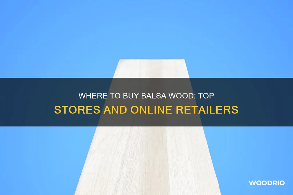 where i can buy balsa wood