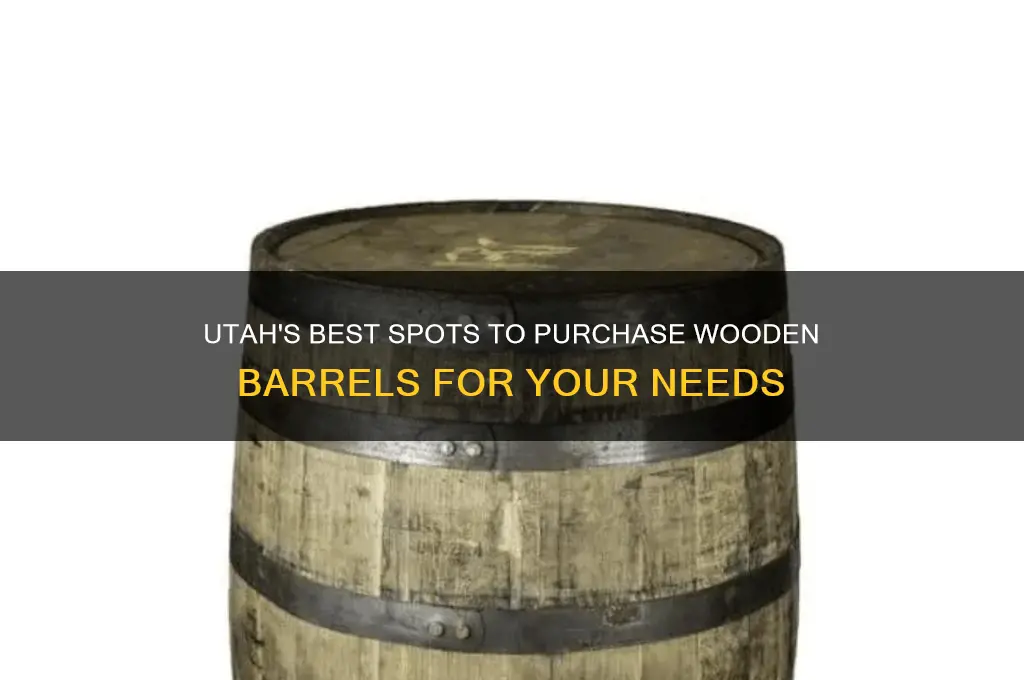 where in utah can i buy wooden barrels