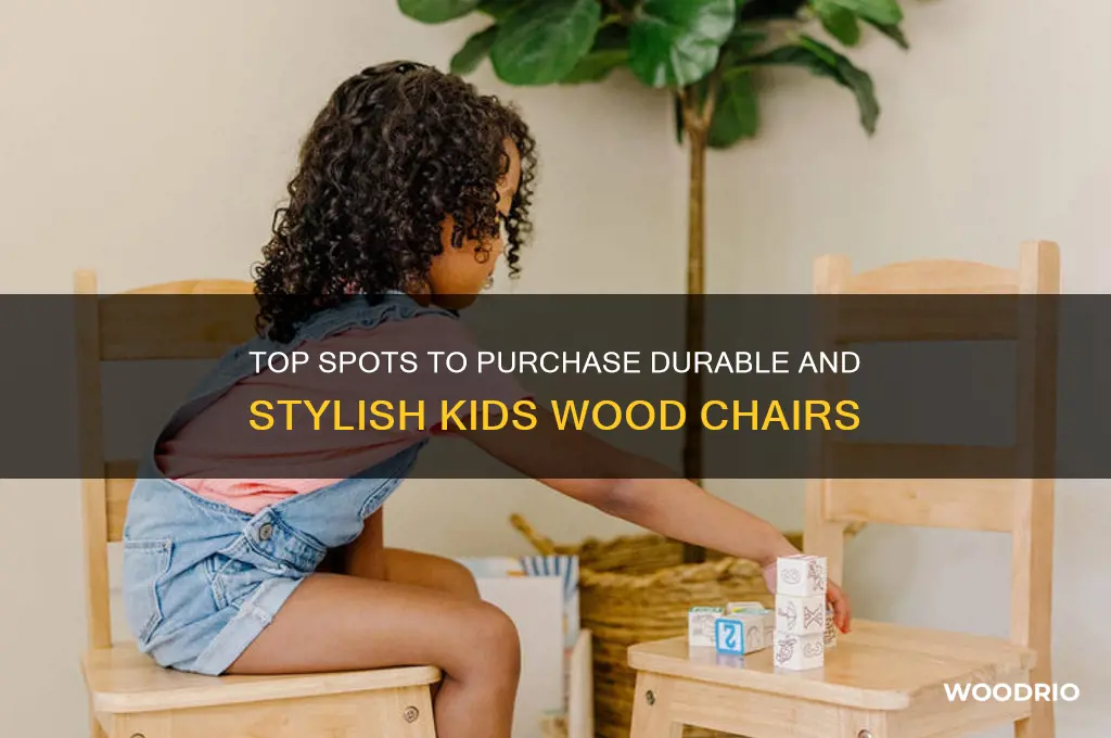 where is the best place to buy kids wood chairs