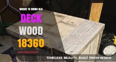 Recycling Old Deck Wood Near 18360: Eco-Friendly Disposal Options