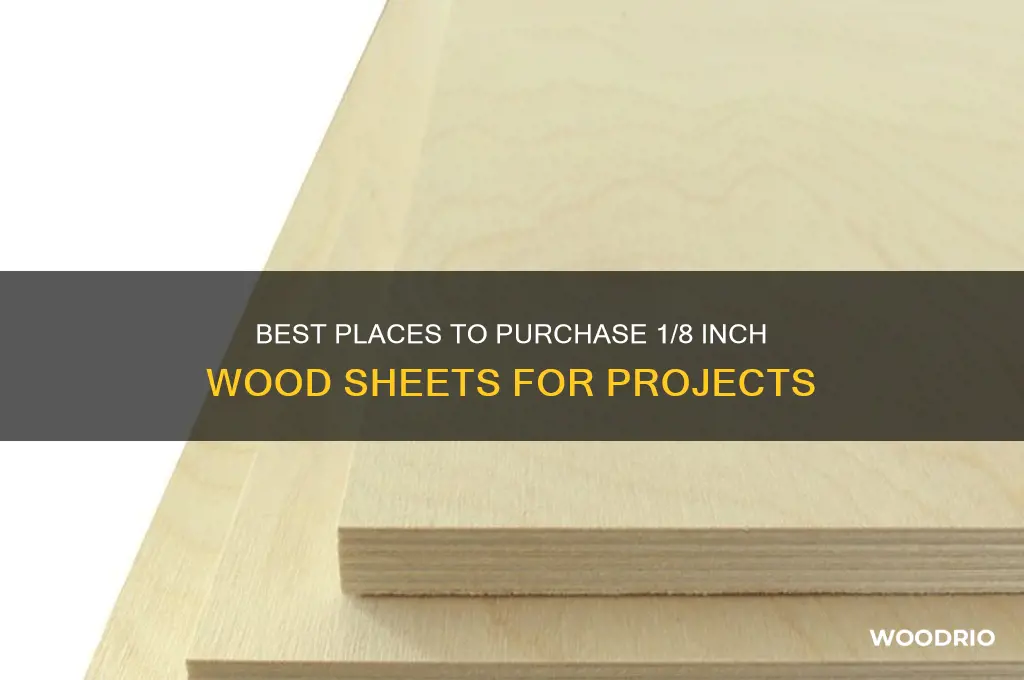 where to buy 1 8 wood sheets