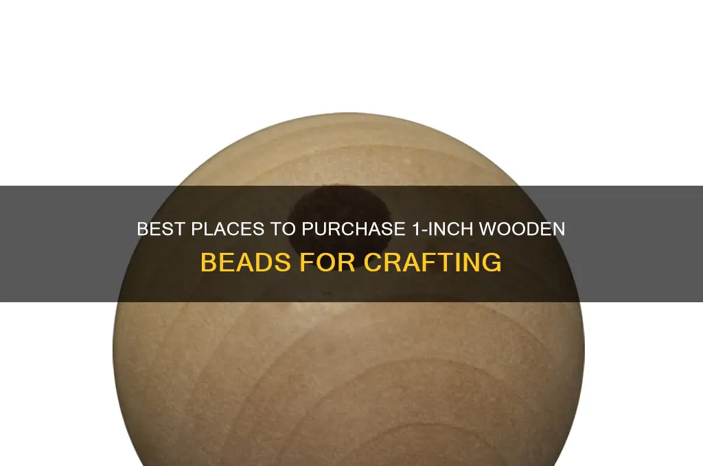 where to buy 1 inch wooden beads