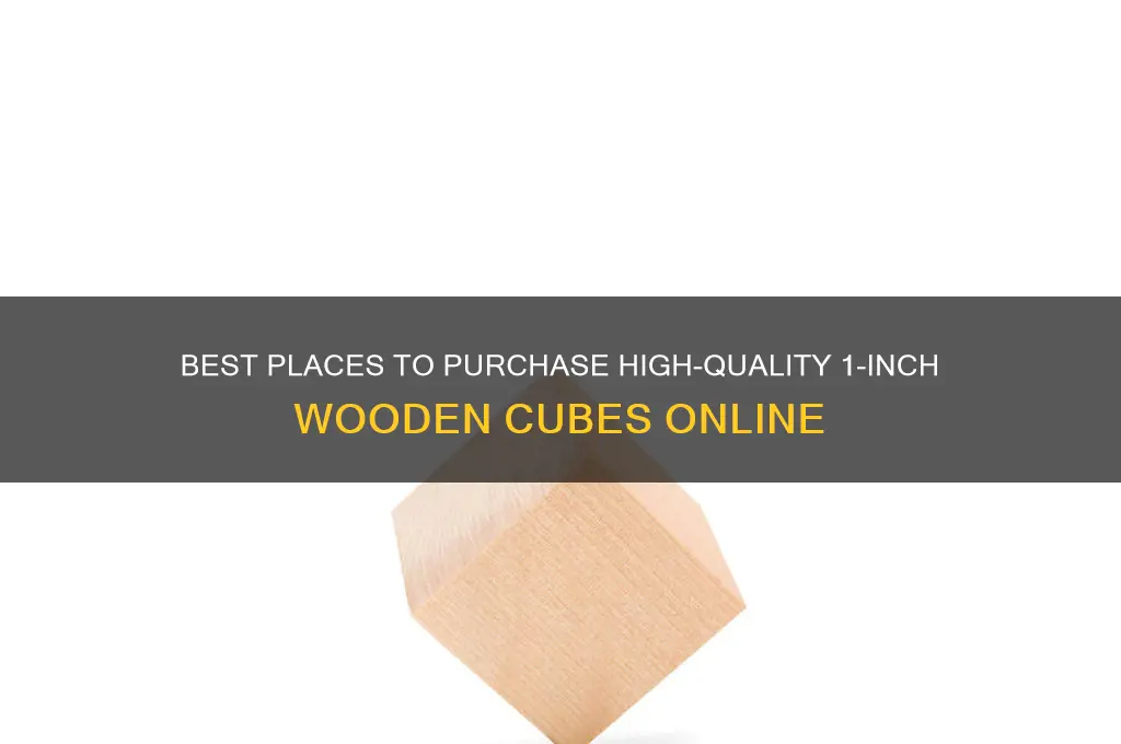 where to buy 1 inch wooden cubes