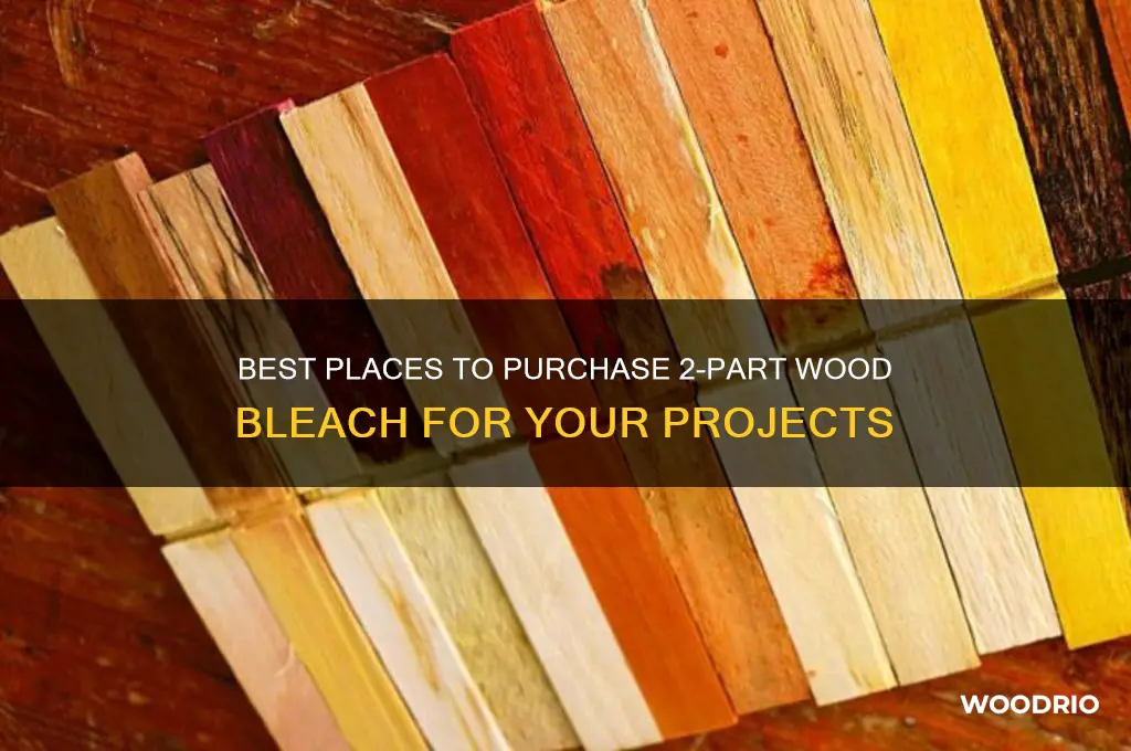 where to buy 2 part wood bleach