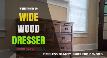 Best Places to Purchase a 20-Inch Wide Wood Dresser