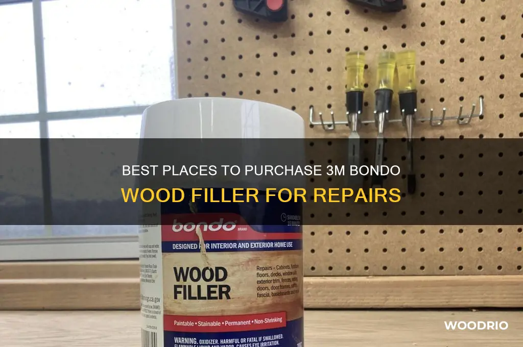 where to buy 3m bondo wood filler