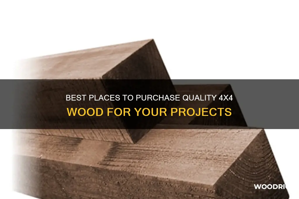 where to buy 4x4 wood