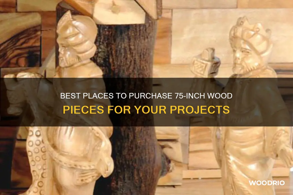 where to buy 75 in piece of wood