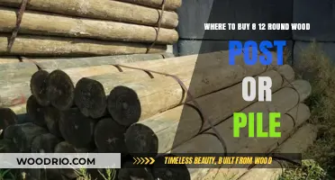 Where to Find 8-12 Round Wood Posts or Piles for Sale