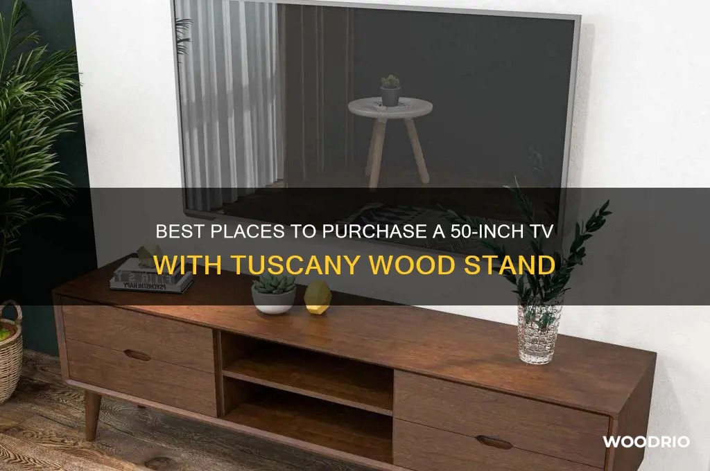 where to buy a 50 inch tv tuscany wood stand