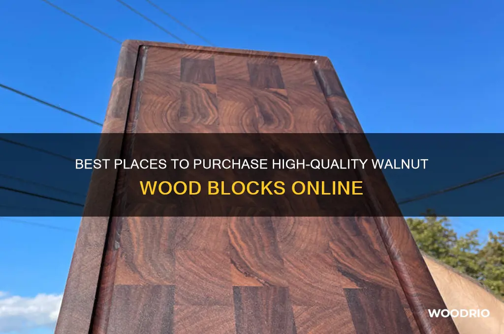 where to buy a block of walnut wood