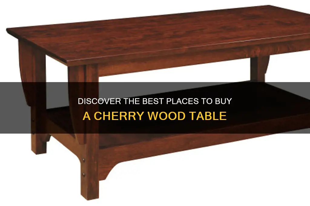where to buy a cherry wood table
