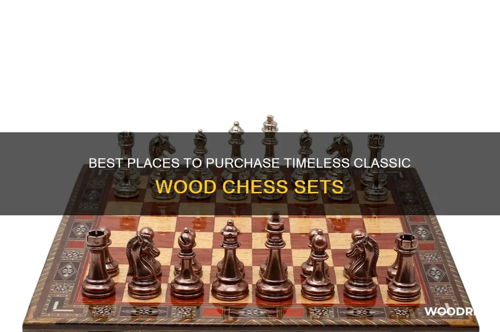where to buy a classic wood chess set
