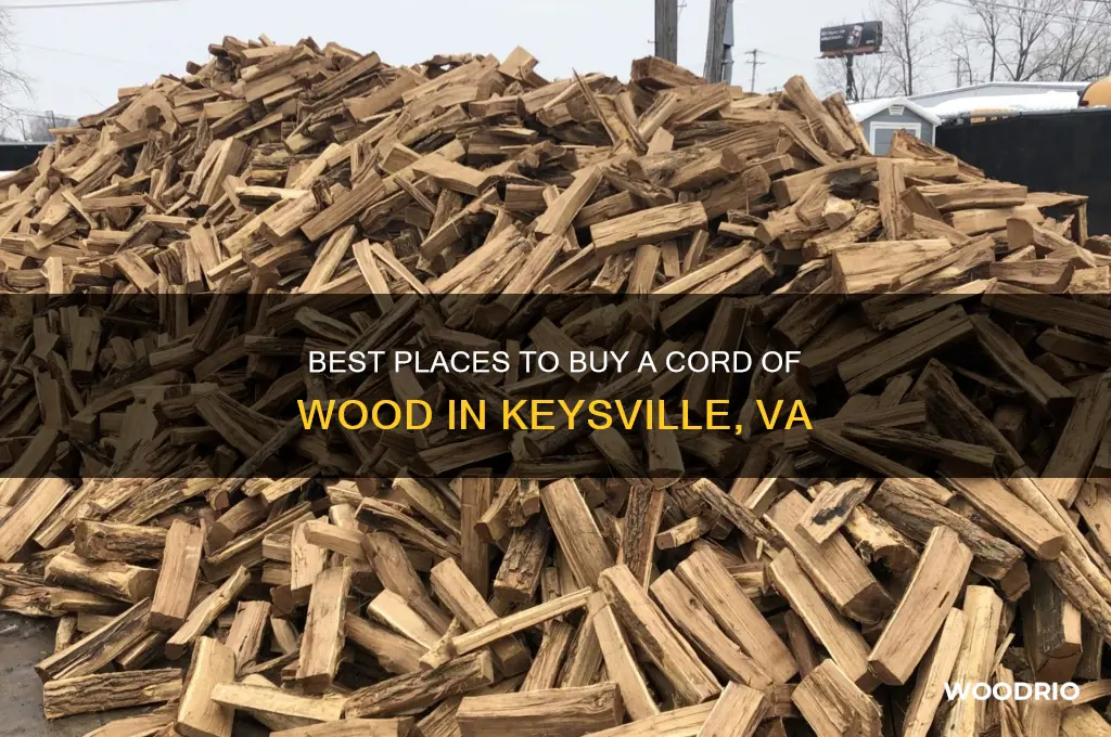 where to buy a cord of wood in keysville va