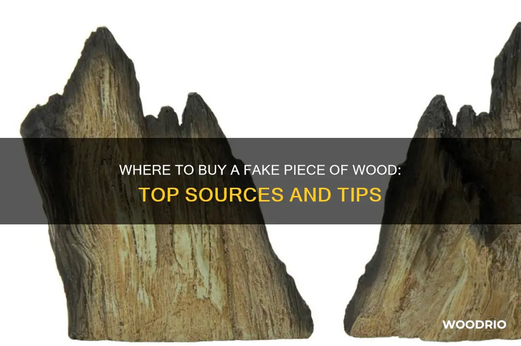 where to buy a fake piece of wood