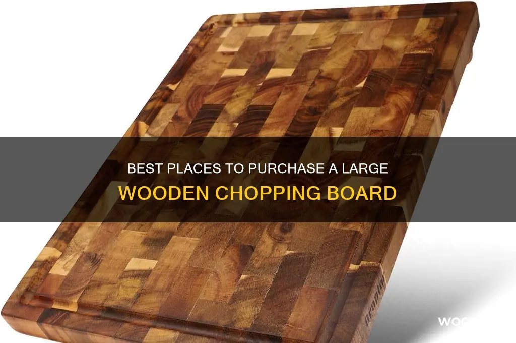 where to buy a large wooden chopping board