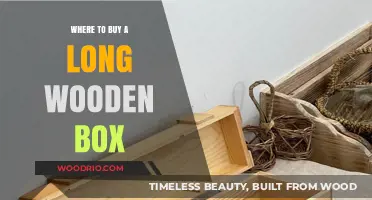 Best Places to Purchase a Long Wooden Box for Storage or Decor