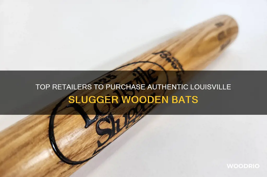 where to buy a louisville slugger wooden baseball bat