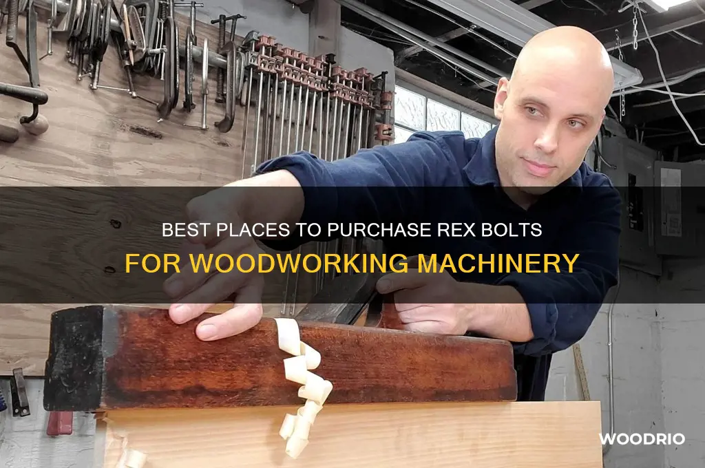 where to buy a rex bolt for wood working machine