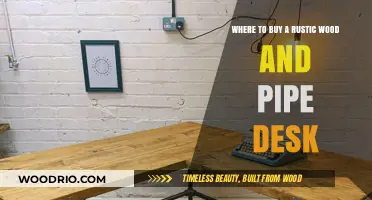 Rustic Wood and Pipe Desk: Top Retailers and DIY Options