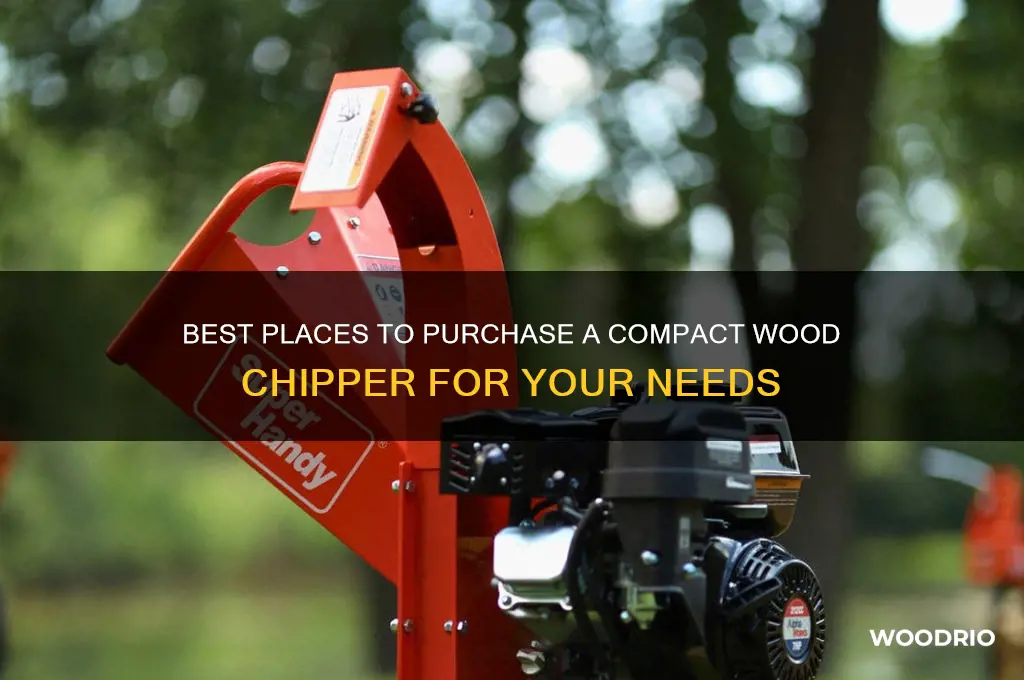 where to buy a small wood chipper