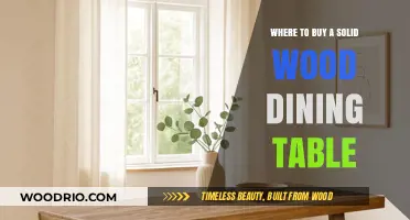 Best Places to Purchase High-Quality Solid Wood Dining Tables