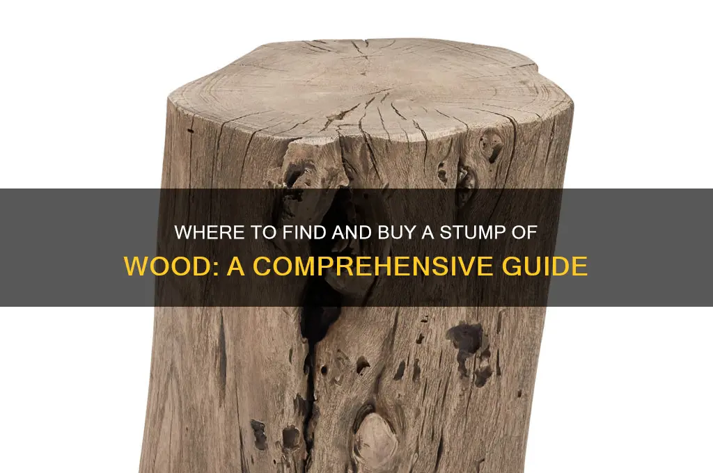 where to buy a stump of wood