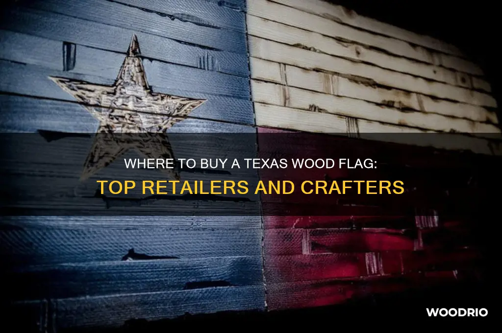 where to buy a texas wood flag