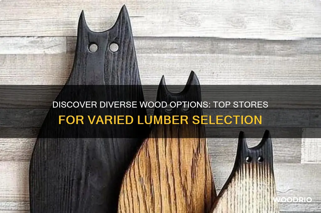 where to buy a wide variety of wood