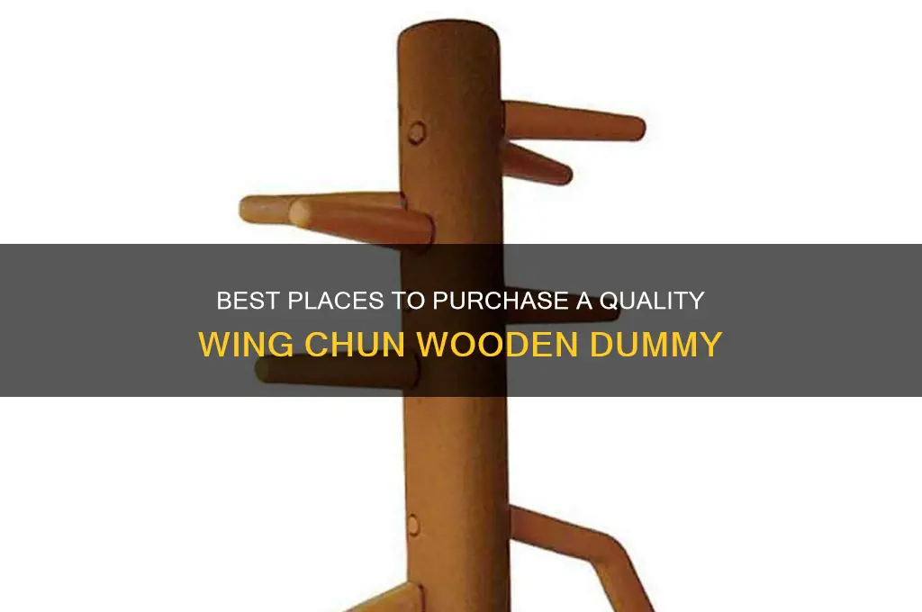 where to buy a wing chun wooden dummy