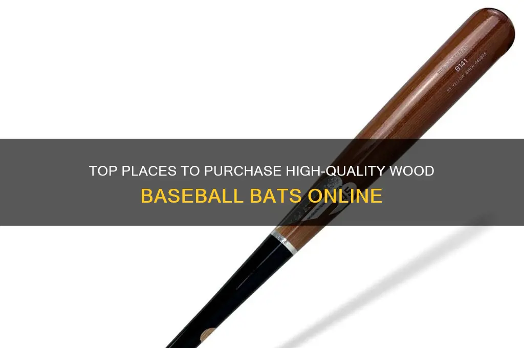 where to buy a wood baseball bat