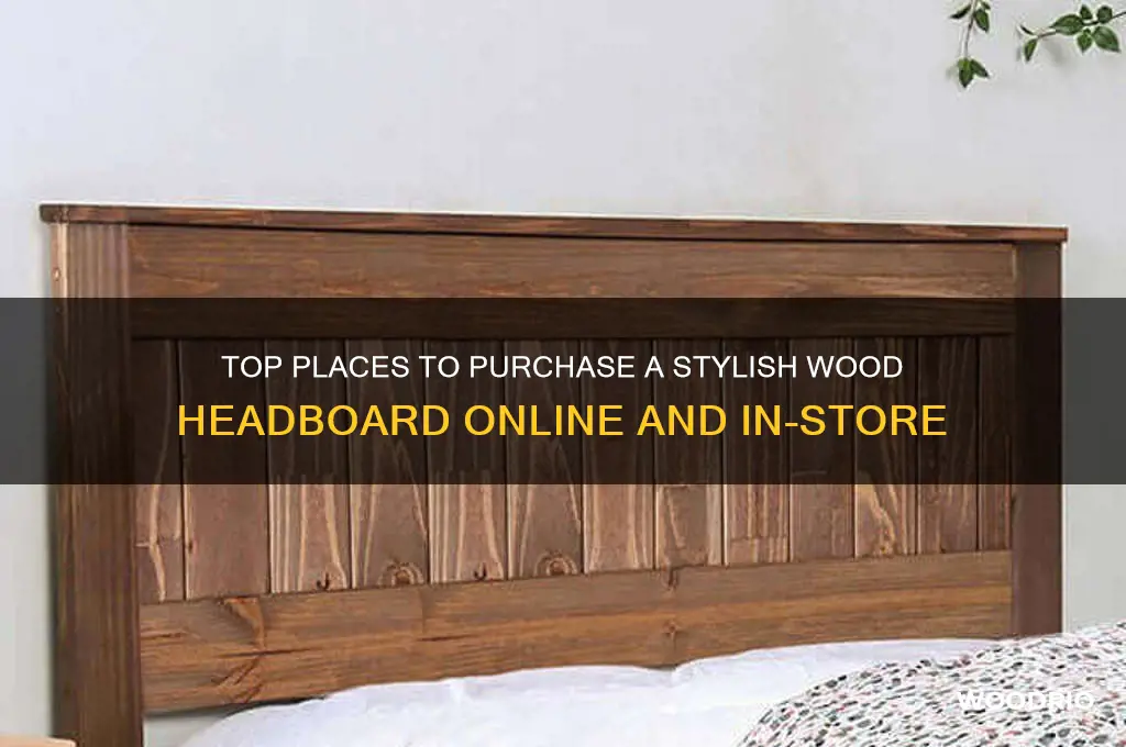 where to buy a wood headboard