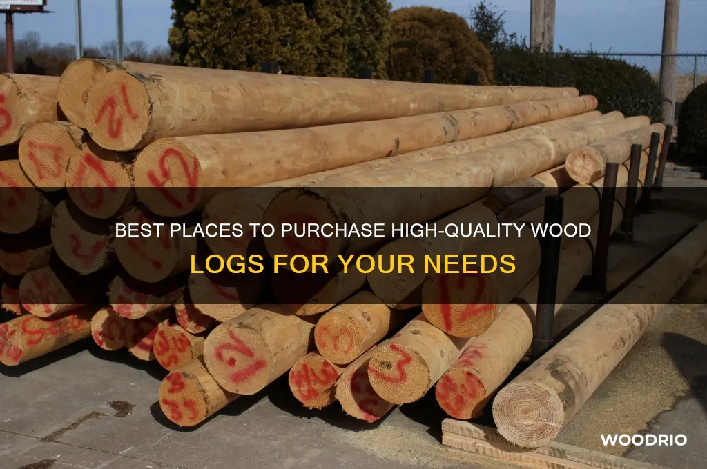 where to buy a wood log