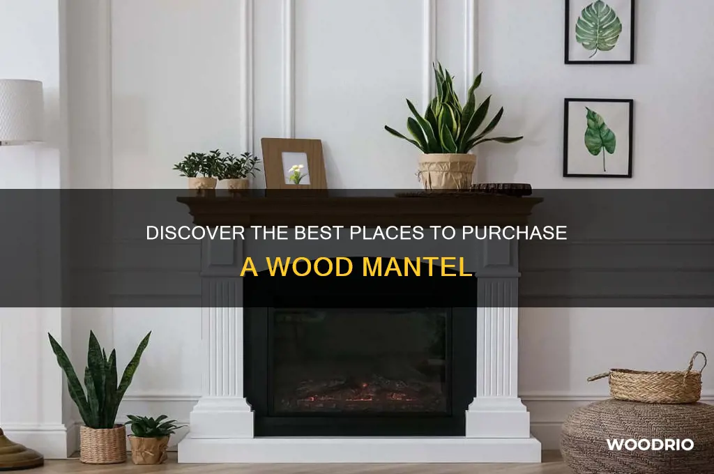 where to buy a wood mantel
